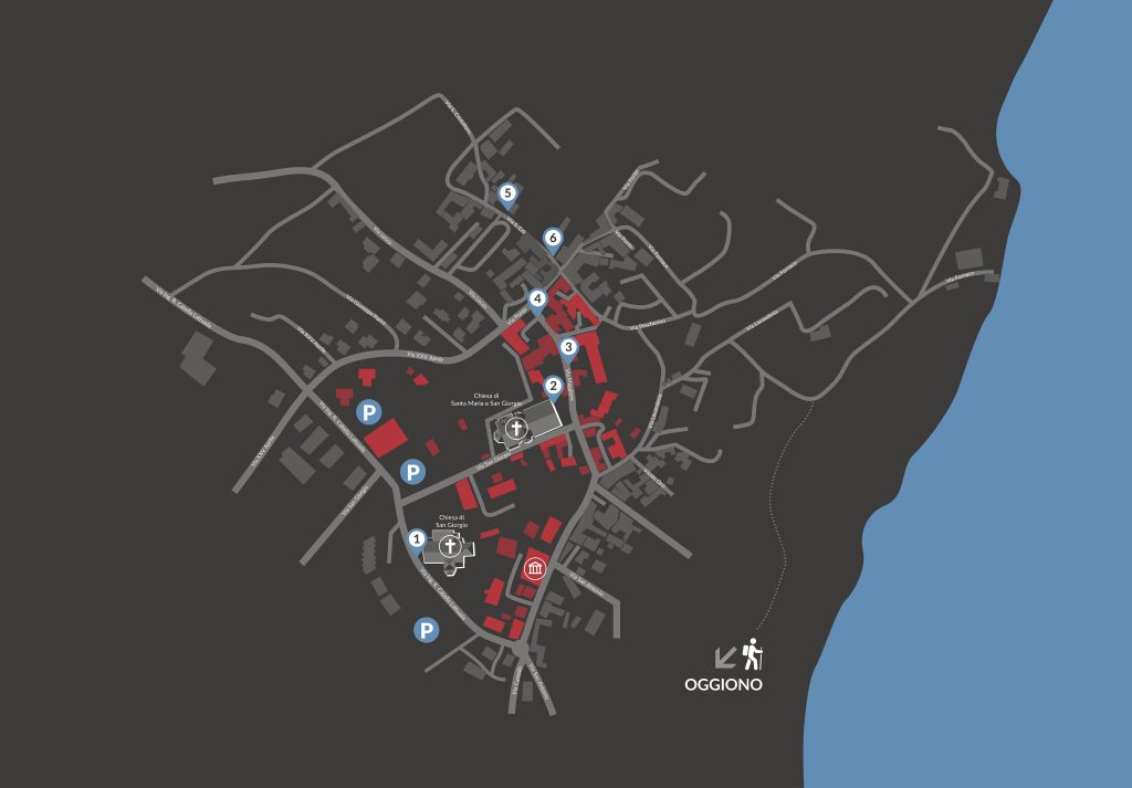 Mappa del percorso MUD di Annone